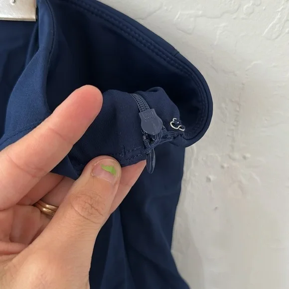 J. Crew Navy Blue Pleated Athletic Active Skort XXL - Picture 4 of 8